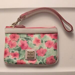 Dooney & Bourke Pink Floral Wristlet